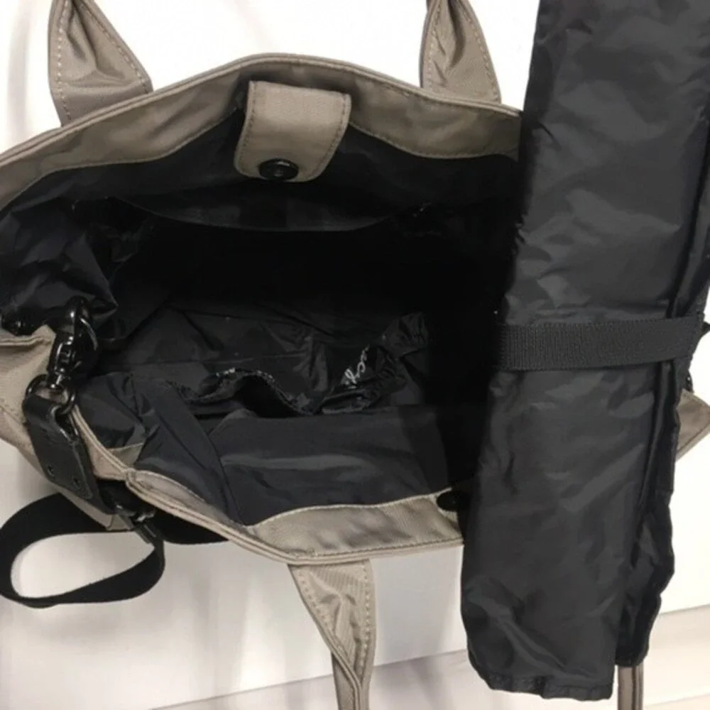 Rebecca Minkoff Teddy Tote Nylon Diaper Bag Gray